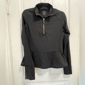 Kate Spade Black Outerwear with Gold Accents